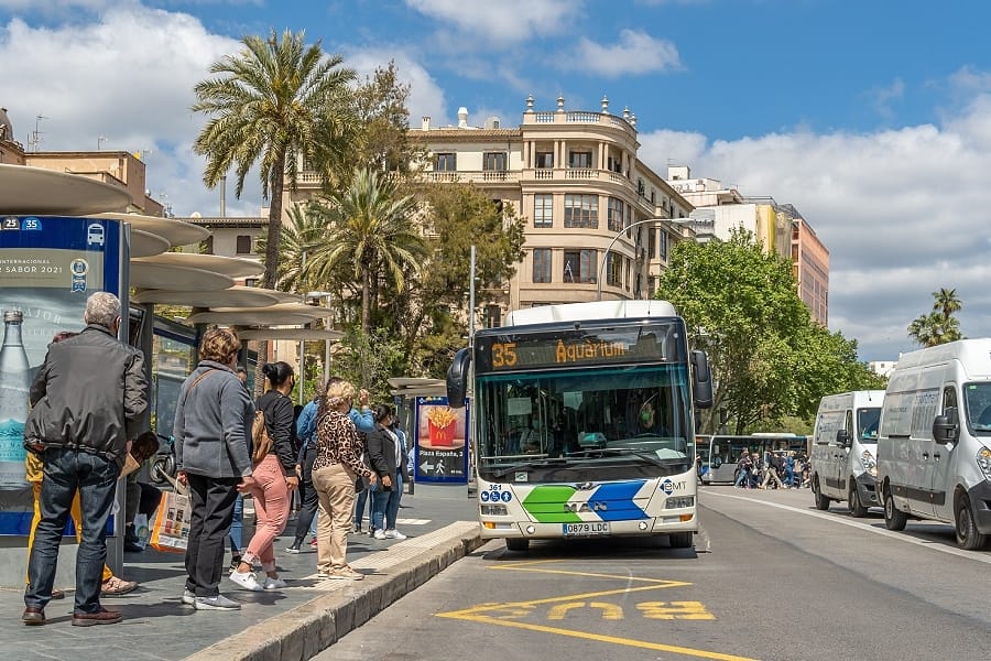 Offentlig transport på Mallorca - bybusser i Palma - Mallorcabolig.dk