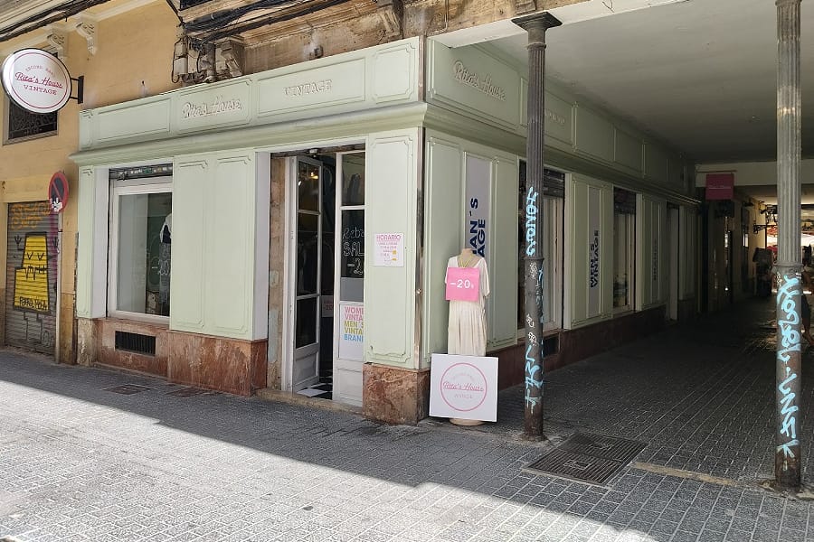 Ritas House i Palma - genbrugsbutik i Palma - rejstilmallorca.dk - din Mallorca guide